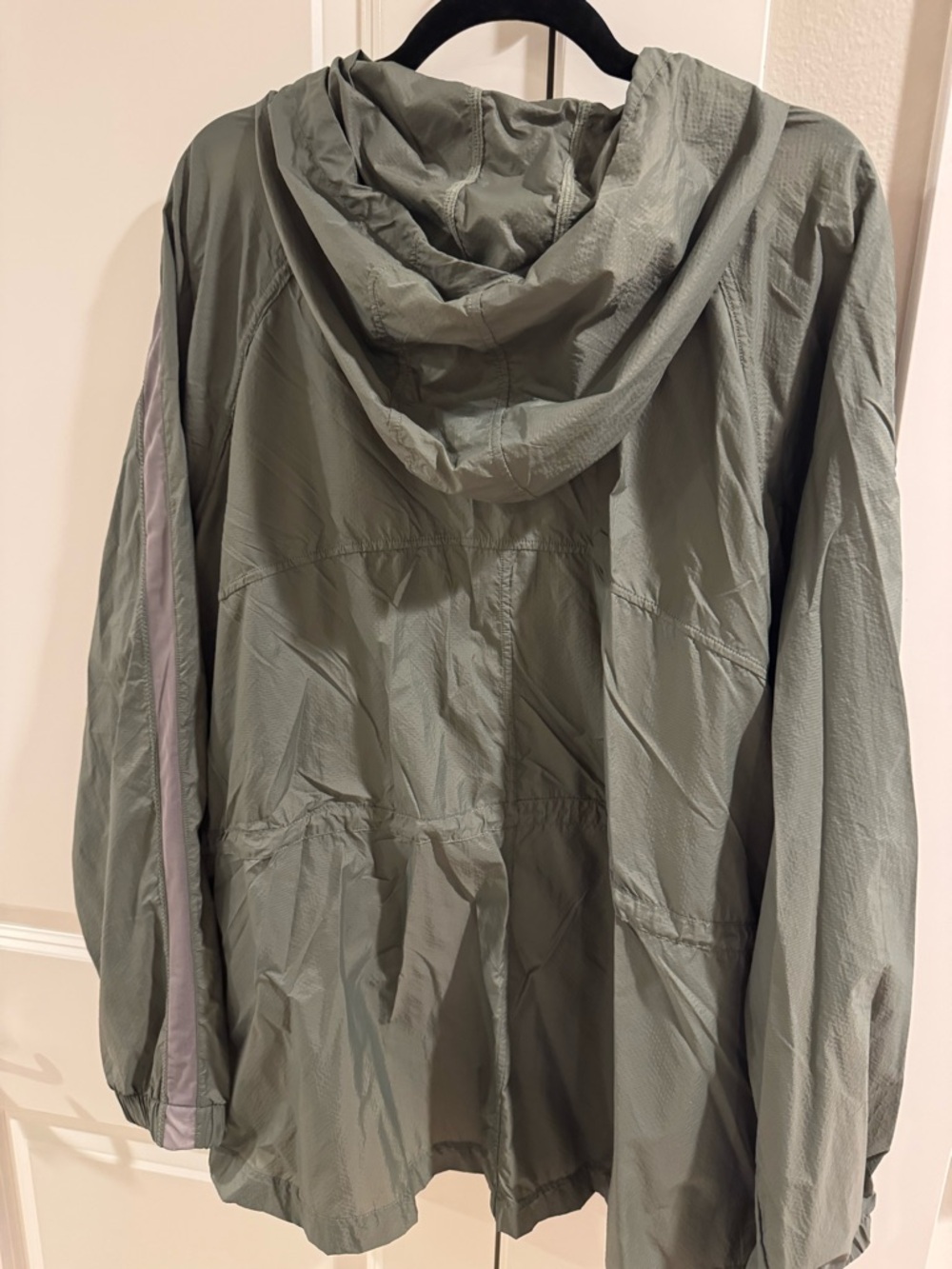 Zella Olive Drawstring Hooded Utility Jacket - Picture 6 of 7